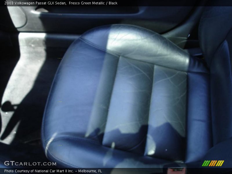 Fresco Green Metallic / Black 2003 Volkswagen Passat GLX Sedan