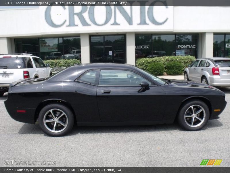 Brilliant Black Crystal Pearl / Dark Slate Gray 2010 Dodge Challenger SE