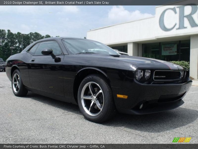 Brilliant Black Crystal Pearl / Dark Slate Gray 2010 Dodge Challenger SE