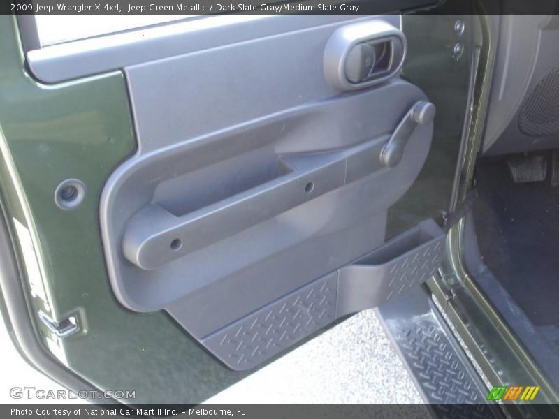 Jeep Green Metallic / Dark Slate Gray/Medium Slate Gray 2009 Jeep Wrangler X 4x4