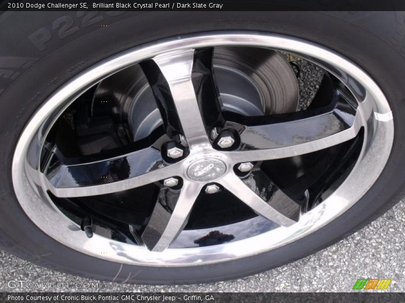 Brilliant Black Crystal Pearl / Dark Slate Gray 2010 Dodge Challenger SE