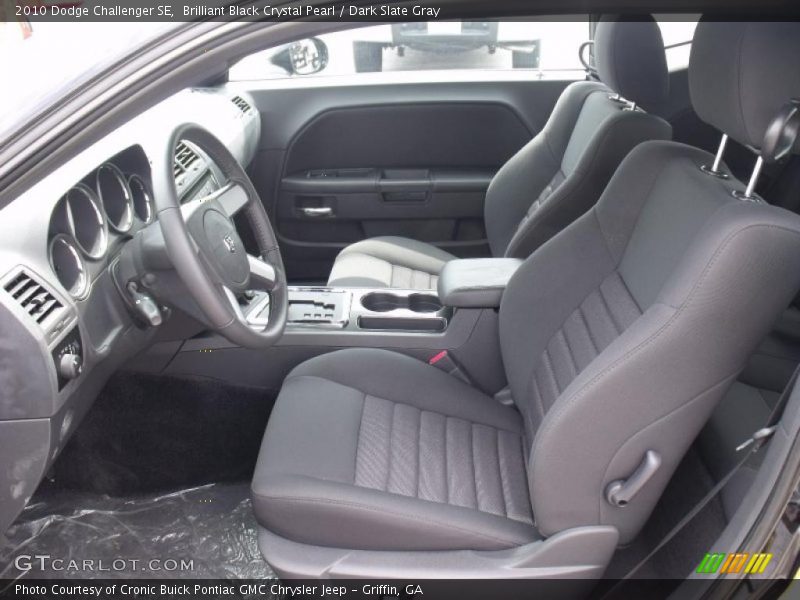 Brilliant Black Crystal Pearl / Dark Slate Gray 2010 Dodge Challenger SE