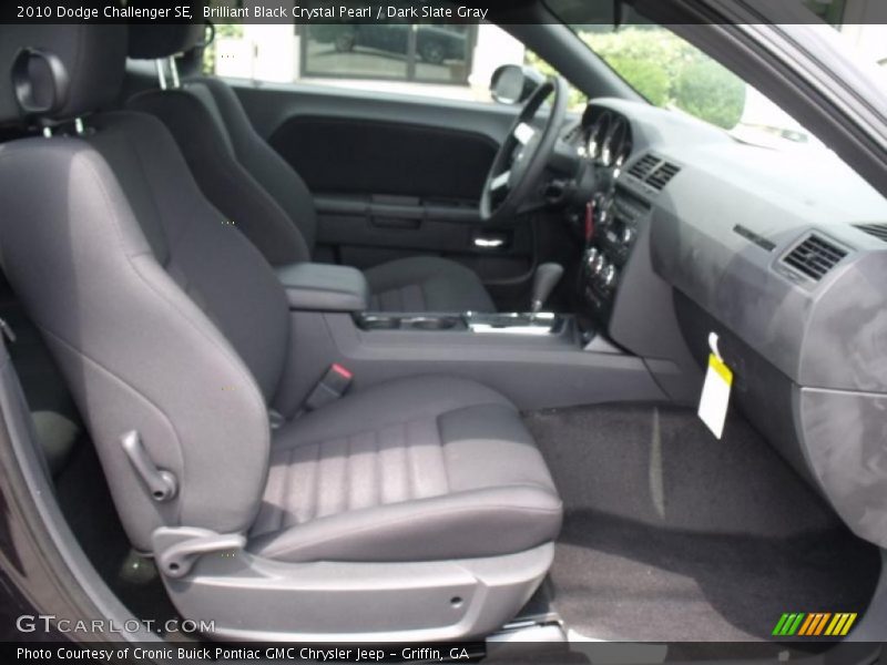 Brilliant Black Crystal Pearl / Dark Slate Gray 2010 Dodge Challenger SE