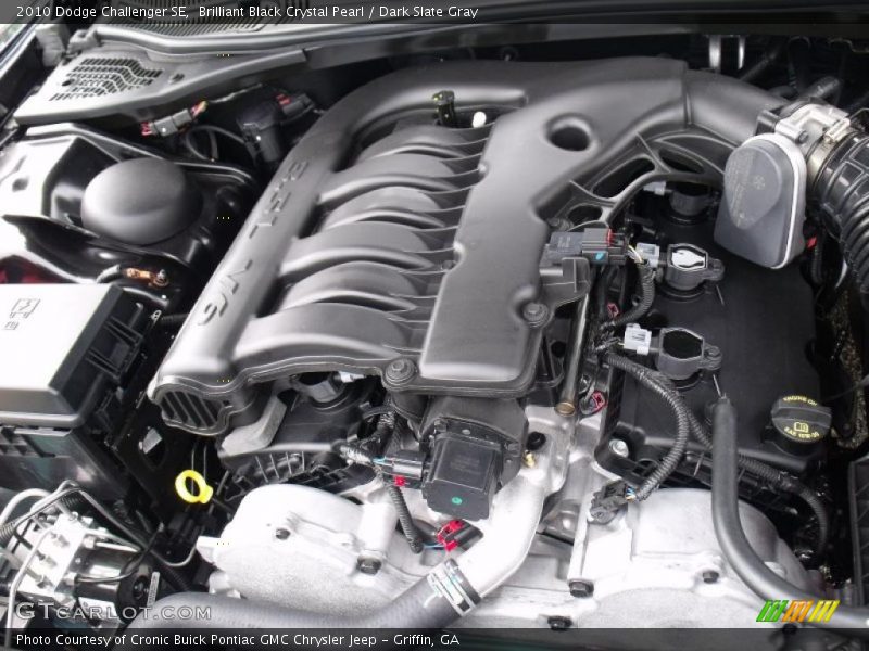 Brilliant Black Crystal Pearl / Dark Slate Gray 2010 Dodge Challenger SE