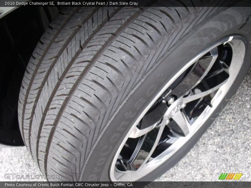 Brilliant Black Crystal Pearl / Dark Slate Gray 2010 Dodge Challenger SE