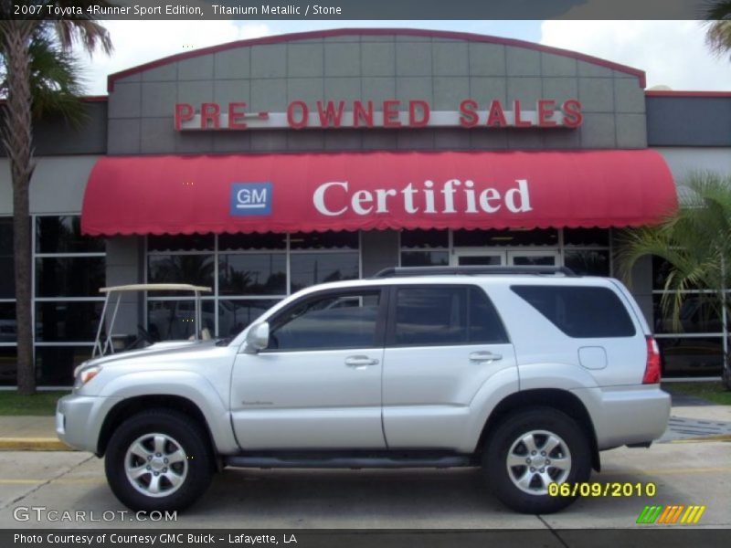 Titanium Metallic / Stone 2007 Toyota 4Runner Sport Edition