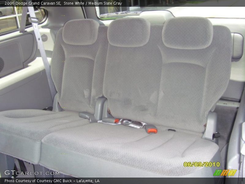Stone White / Medium Slate Gray 2006 Dodge Grand Caravan SE