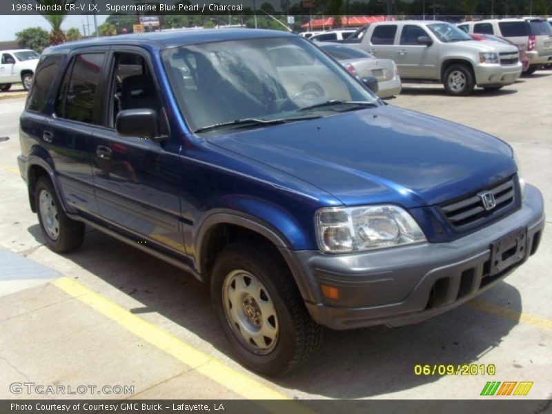 Supermarine Blue Pearl / Charcoal 1998 Honda CR-V LX