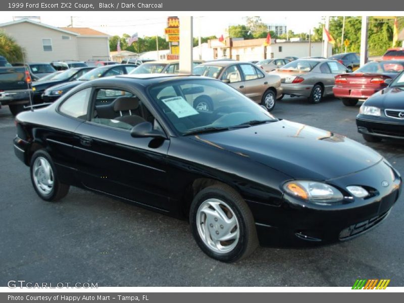 Black / Dark Charcoal 1999 Ford Escort ZX2 Coupe