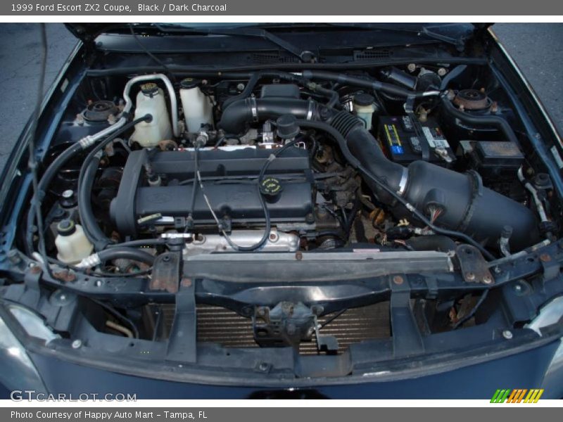 Black / Dark Charcoal 1999 Ford Escort ZX2 Coupe