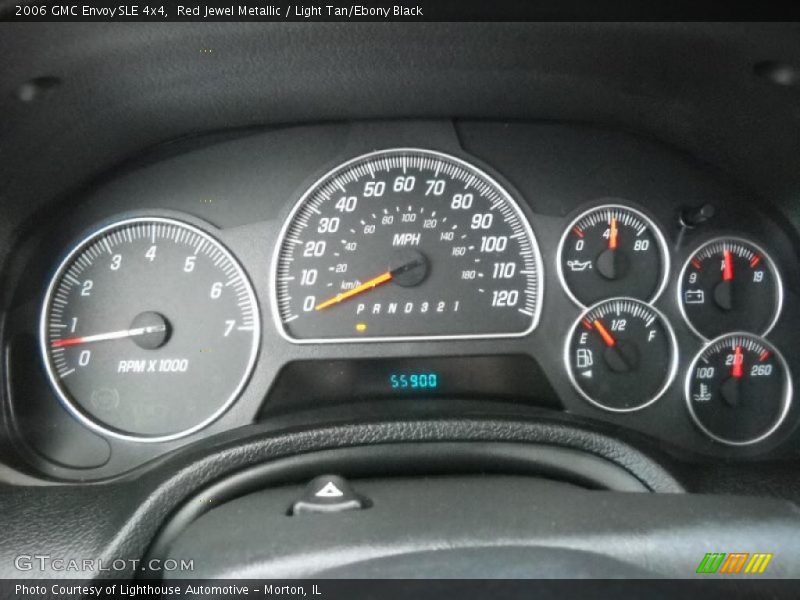 Red Jewel Metallic / Light Tan/Ebony Black 2006 GMC Envoy SLE 4x4