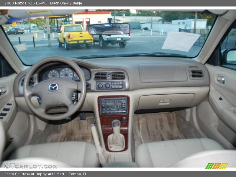 Black Onyx / Beige 2000 Mazda 626 ES-V6