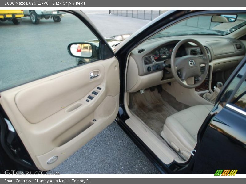 Black Onyx / Beige 2000 Mazda 626 ES-V6