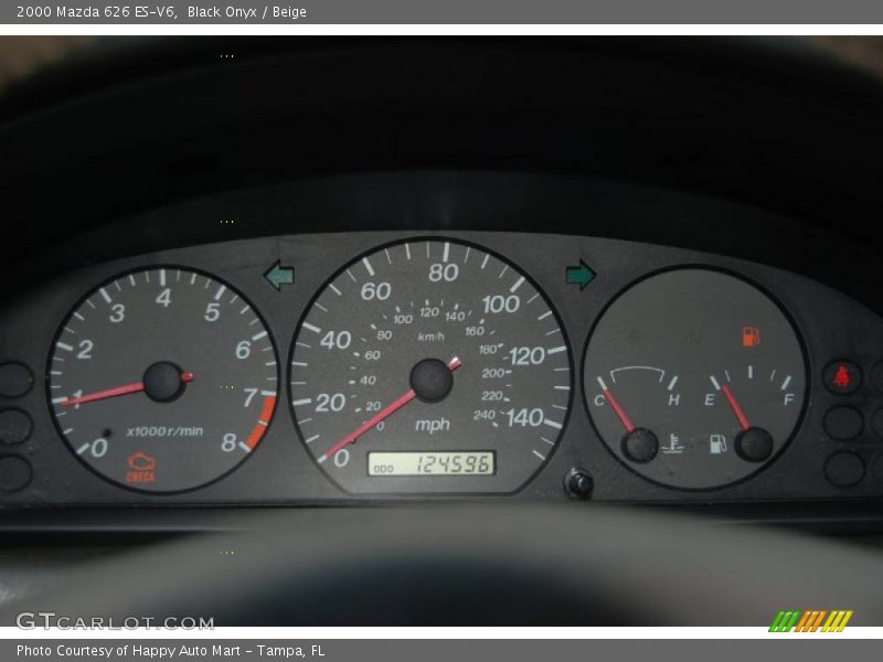 Black Onyx / Beige 2000 Mazda 626 ES-V6