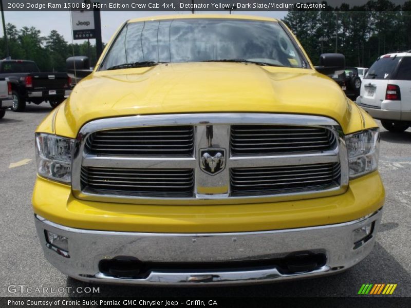 Detonator Yellow / Dark Slate/Medium Graystone 2009 Dodge Ram 1500 Big Horn Edition Crew Cab 4x4