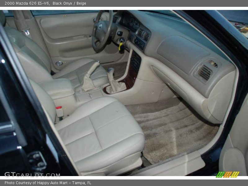 Black Onyx / Beige 2000 Mazda 626 ES-V6