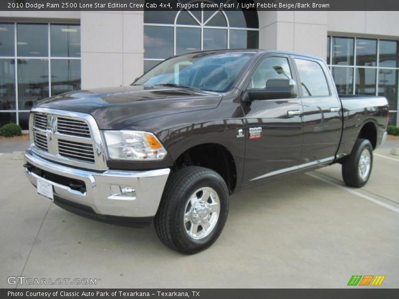 Rugged Brown Pearl / Light Pebble Beige/Bark Brown 2010 Dodge Ram 2500 Lone Star Edition Crew Cab 4x4
