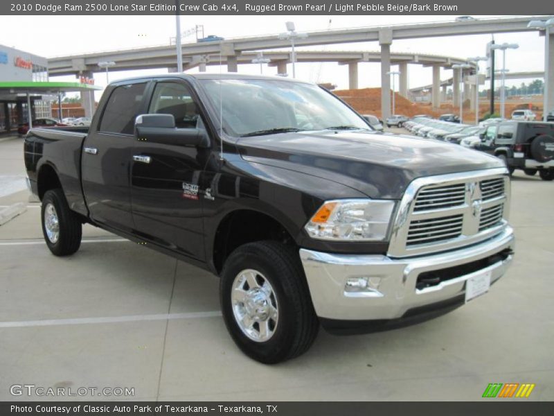 Rugged Brown Pearl / Light Pebble Beige/Bark Brown 2010 Dodge Ram 2500 Lone Star Edition Crew Cab 4x4