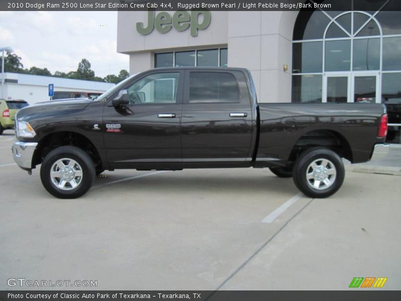 Rugged Brown Pearl / Light Pebble Beige/Bark Brown 2010 Dodge Ram 2500 Lone Star Edition Crew Cab 4x4