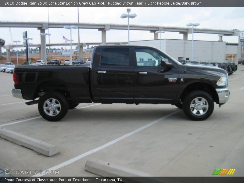 Rugged Brown Pearl / Light Pebble Beige/Bark Brown 2010 Dodge Ram 2500 Lone Star Edition Crew Cab 4x4