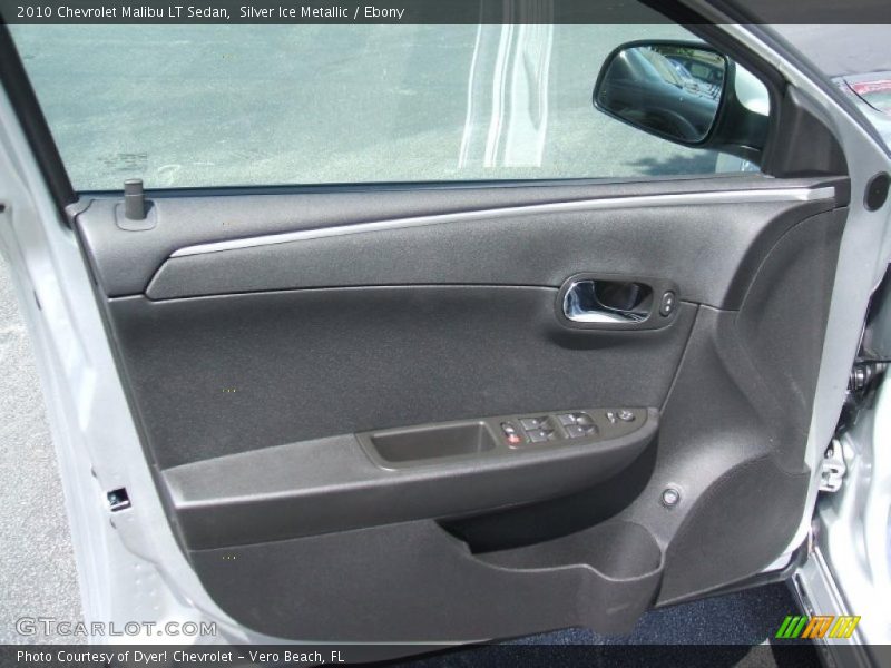 Silver Ice Metallic / Ebony 2010 Chevrolet Malibu LT Sedan