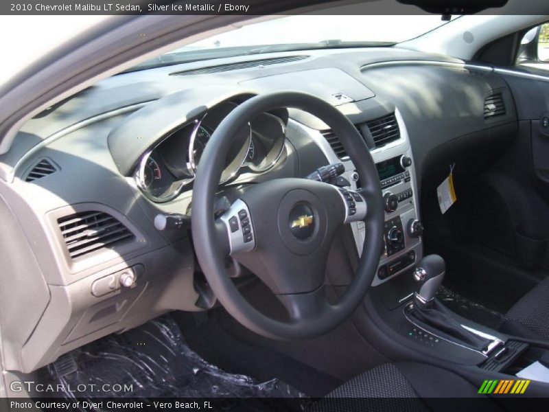 Silver Ice Metallic / Ebony 2010 Chevrolet Malibu LT Sedan