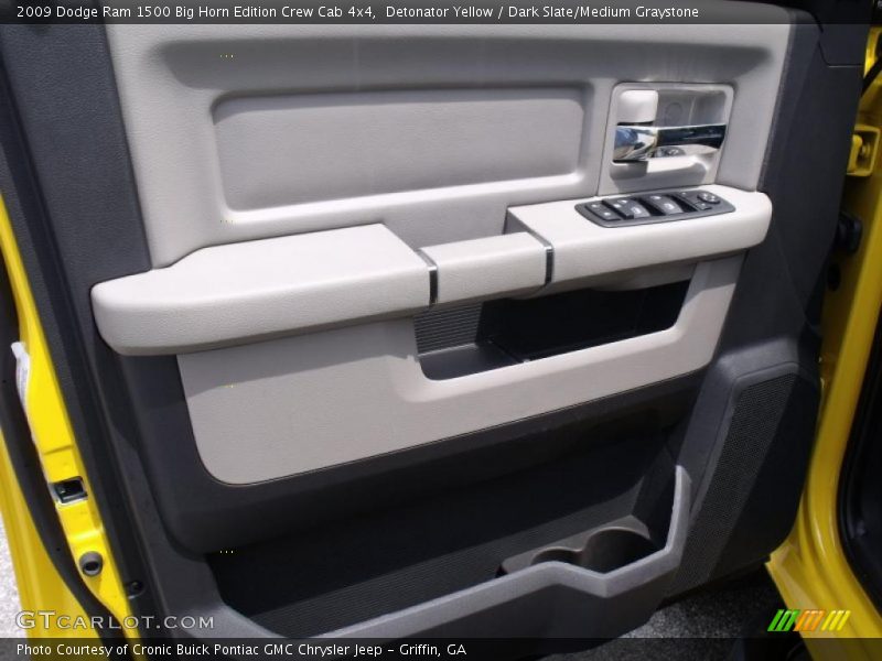 Detonator Yellow / Dark Slate/Medium Graystone 2009 Dodge Ram 1500 Big Horn Edition Crew Cab 4x4