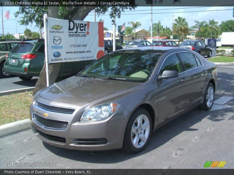 Mocha Steel Metallic / Cocoa/Cashmere 2010 Chevrolet Malibu LS Sedan