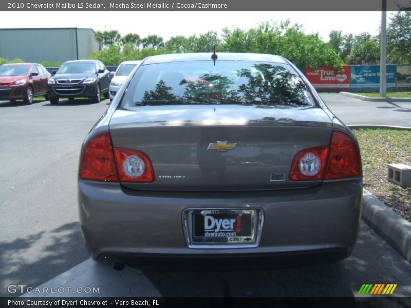 Mocha Steel Metallic / Cocoa/Cashmere 2010 Chevrolet Malibu LS Sedan