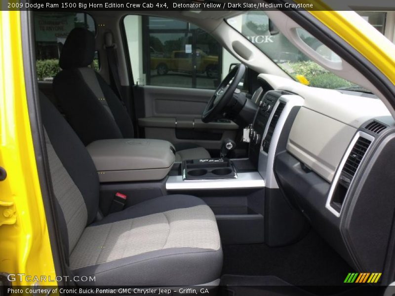 Detonator Yellow / Dark Slate/Medium Graystone 2009 Dodge Ram 1500 Big Horn Edition Crew Cab 4x4