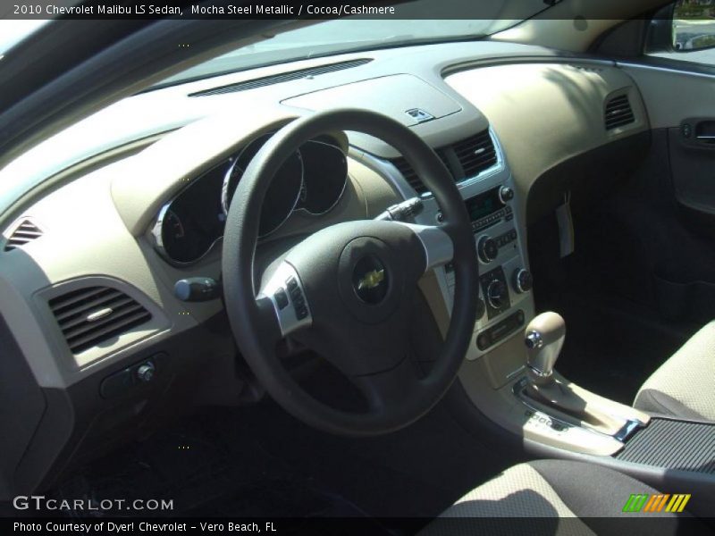 Mocha Steel Metallic / Cocoa/Cashmere 2010 Chevrolet Malibu LS Sedan
