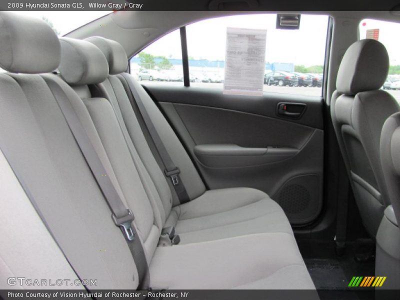 Willow Gray / Gray 2009 Hyundai Sonata GLS