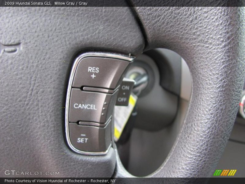 Willow Gray / Gray 2009 Hyundai Sonata GLS