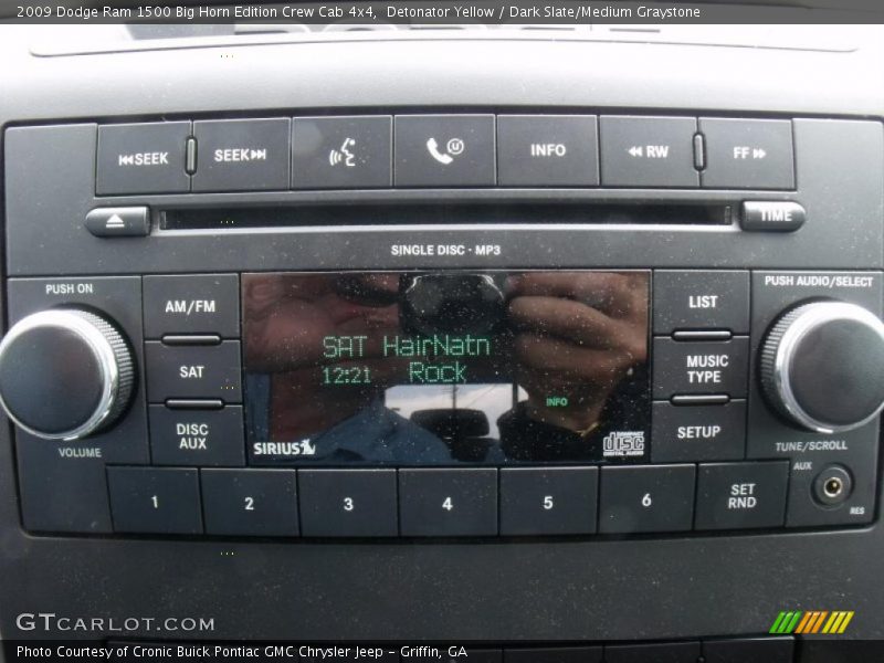 Detonator Yellow / Dark Slate/Medium Graystone 2009 Dodge Ram 1500 Big Horn Edition Crew Cab 4x4