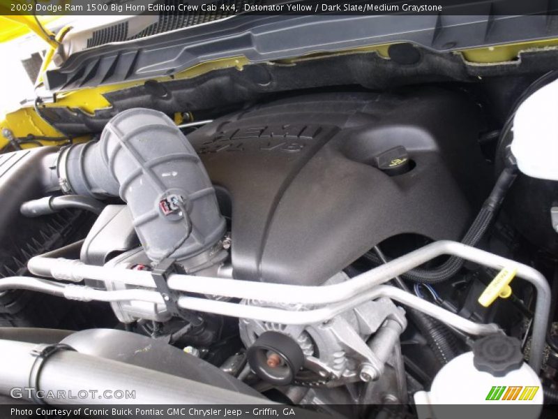 Detonator Yellow / Dark Slate/Medium Graystone 2009 Dodge Ram 1500 Big Horn Edition Crew Cab 4x4