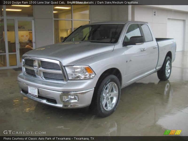 Bright Silver Metallic / Dark Slate/Medium Graystone 2010 Dodge Ram 1500 Lone Star Quad Cab