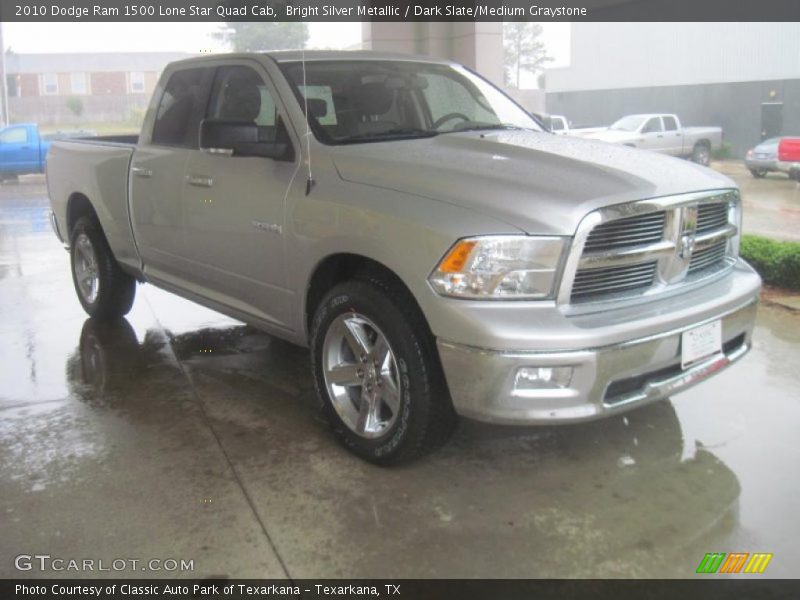 Bright Silver Metallic / Dark Slate/Medium Graystone 2010 Dodge Ram 1500 Lone Star Quad Cab