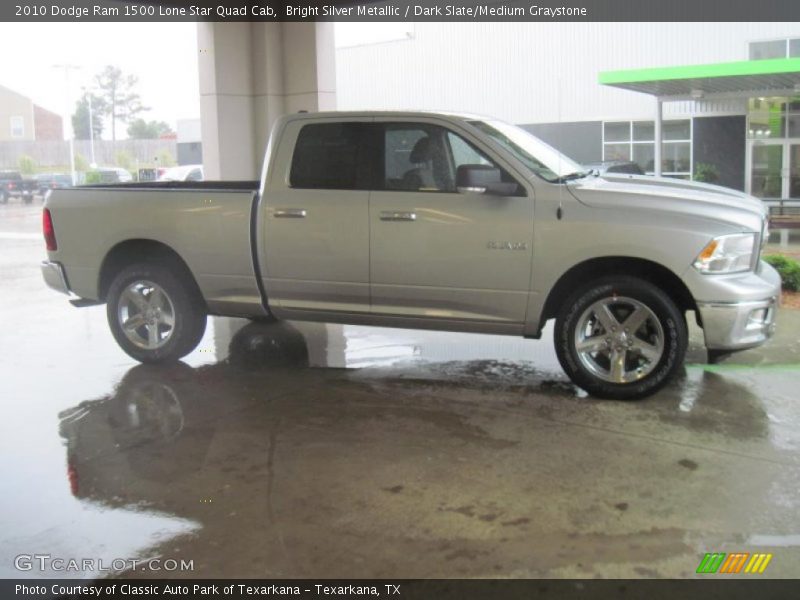 Bright Silver Metallic / Dark Slate/Medium Graystone 2010 Dodge Ram 1500 Lone Star Quad Cab