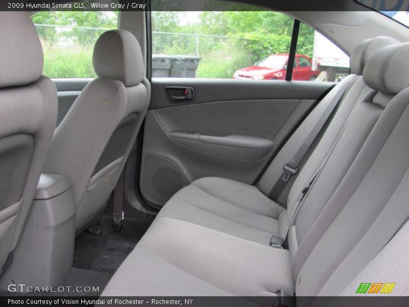 Willow Gray / Gray 2009 Hyundai Sonata GLS