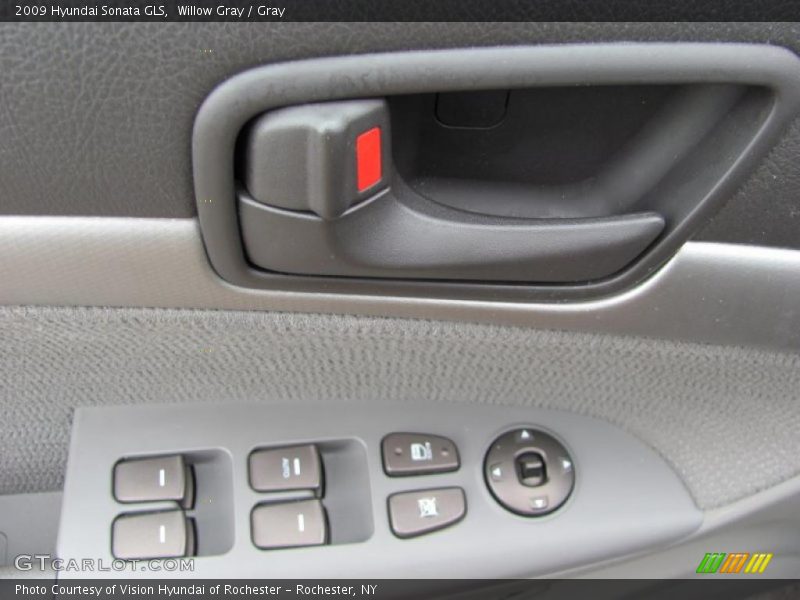 Willow Gray / Gray 2009 Hyundai Sonata GLS