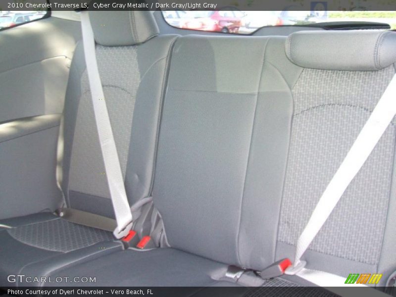Cyber Gray Metallic / Dark Gray/Light Gray 2010 Chevrolet Traverse LS