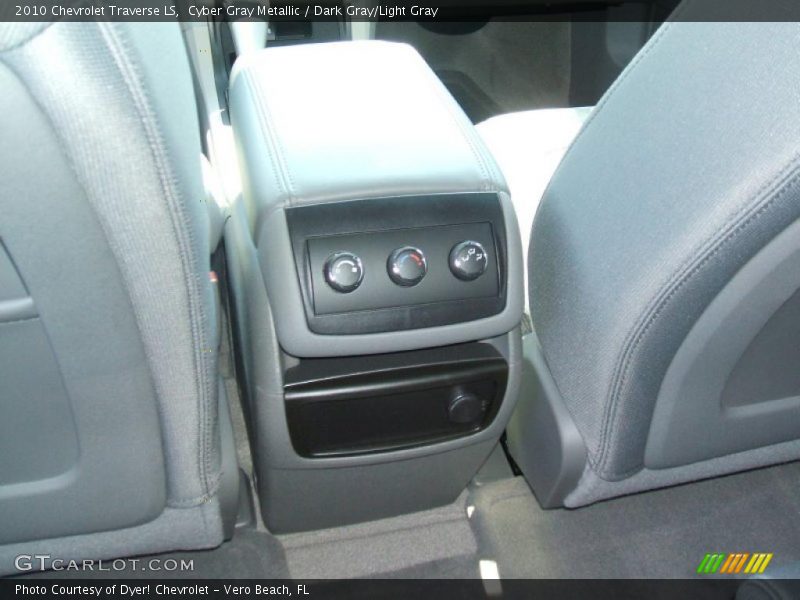 Cyber Gray Metallic / Dark Gray/Light Gray 2010 Chevrolet Traverse LS