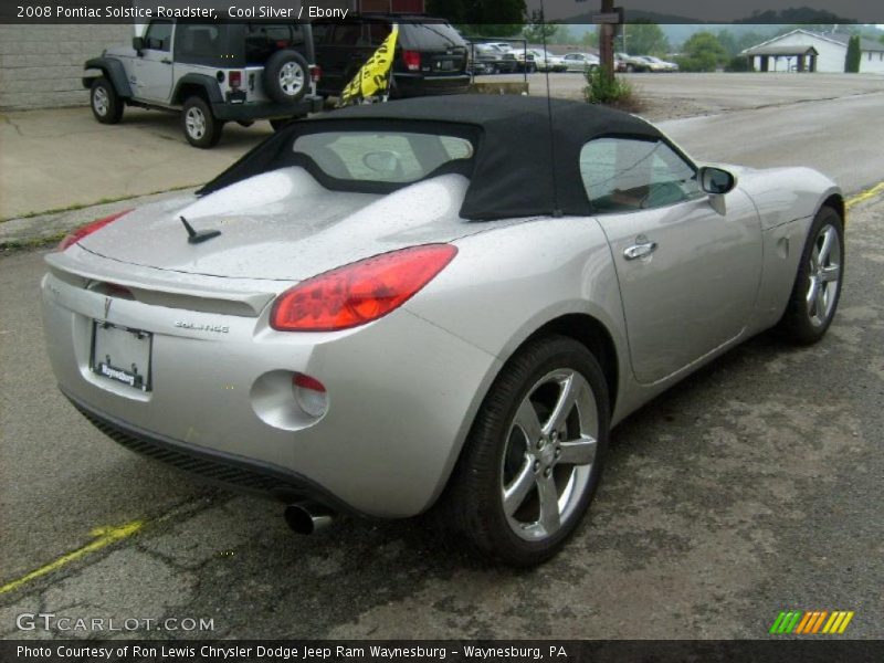 Cool Silver / Ebony 2008 Pontiac Solstice Roadster