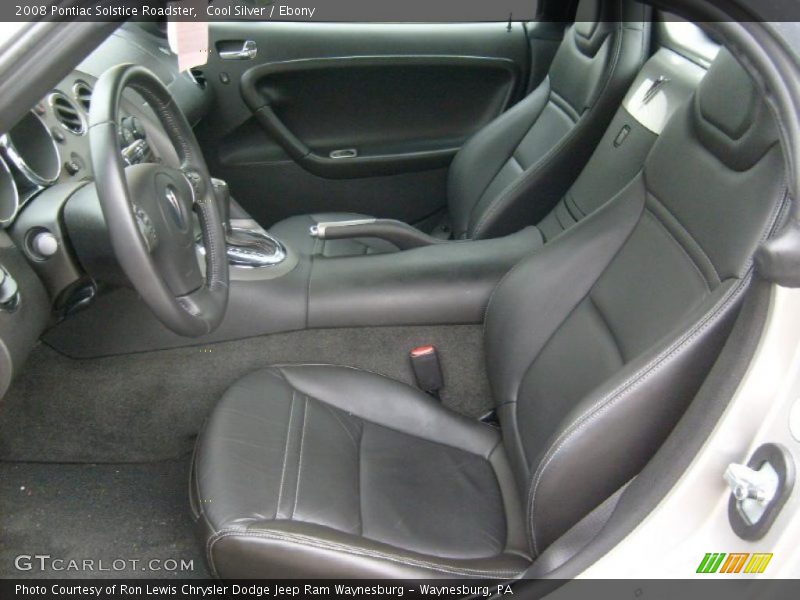 Cool Silver / Ebony 2008 Pontiac Solstice Roadster