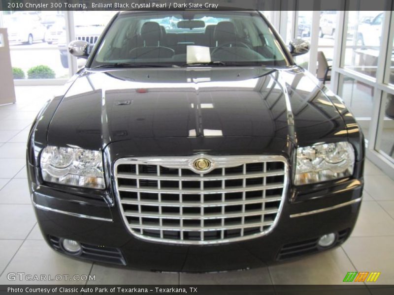 Brilliant Black Crystal Pearl / Dark Slate Gray 2010 Chrysler 300 Touring