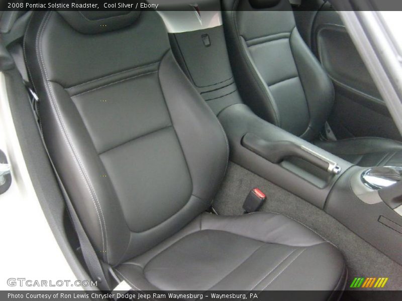 Cool Silver / Ebony 2008 Pontiac Solstice Roadster