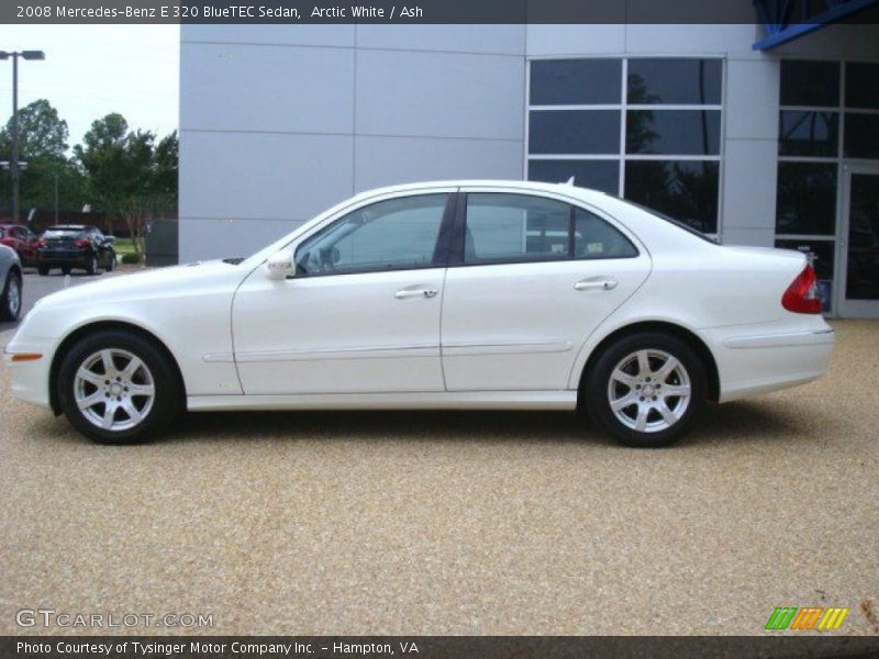 Arctic White / Ash 2008 Mercedes-Benz E 320 BlueTEC Sedan