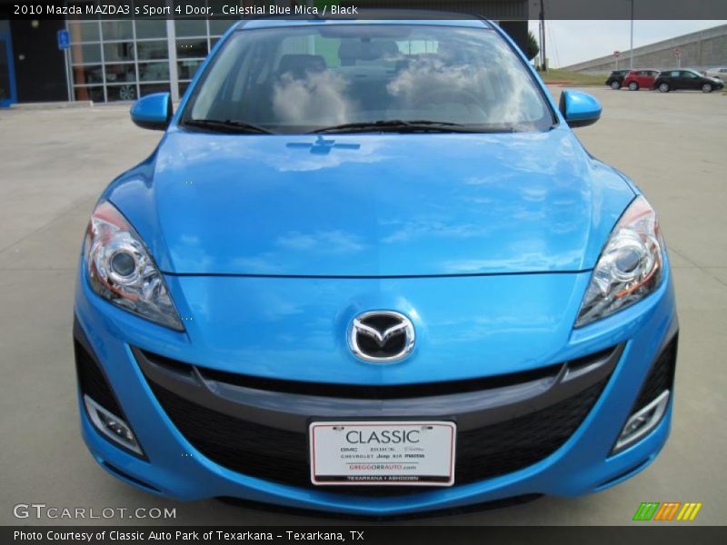 Celestial Blue Mica / Black 2010 Mazda MAZDA3 s Sport 4 Door