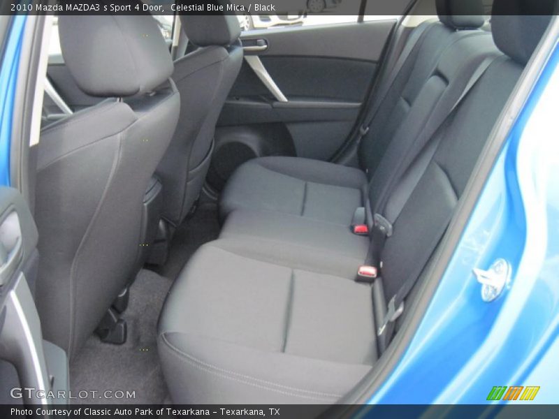 Celestial Blue Mica / Black 2010 Mazda MAZDA3 s Sport 4 Door