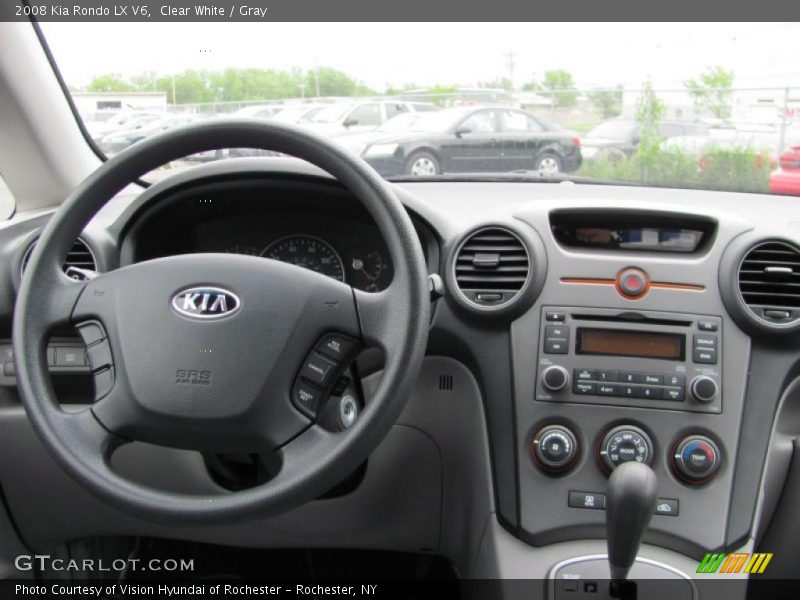 Clear White / Gray 2008 Kia Rondo LX V6